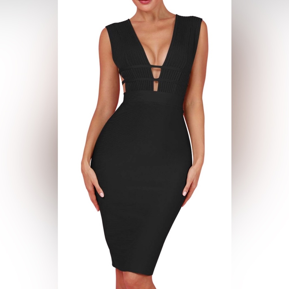 elegant evening dress size L